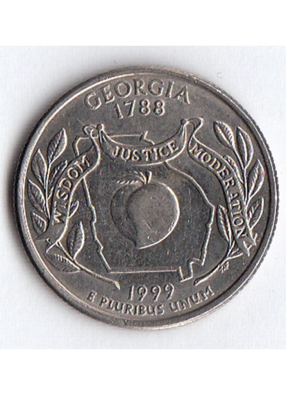 1999 - Quarto di dollaro Stati Uniti Georgia (D) Denver